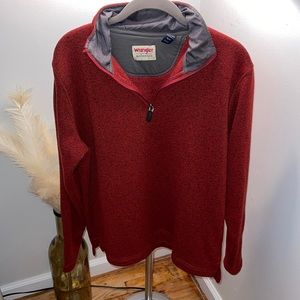 Mens Wrangler quarter zip